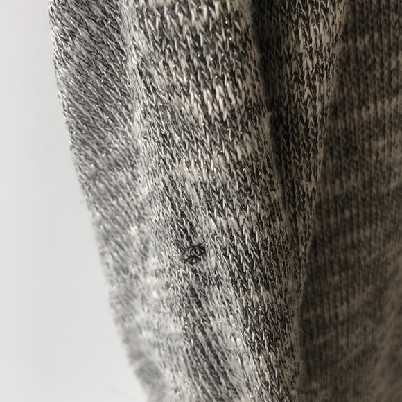 Stork & BABE | Metallic silver v-neck shirt sleeve maternity dress - Picture 6 of 7